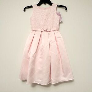 Us Angels Light Pink Floral Dress Size 5 Formal Dress Wedding Communion Flower